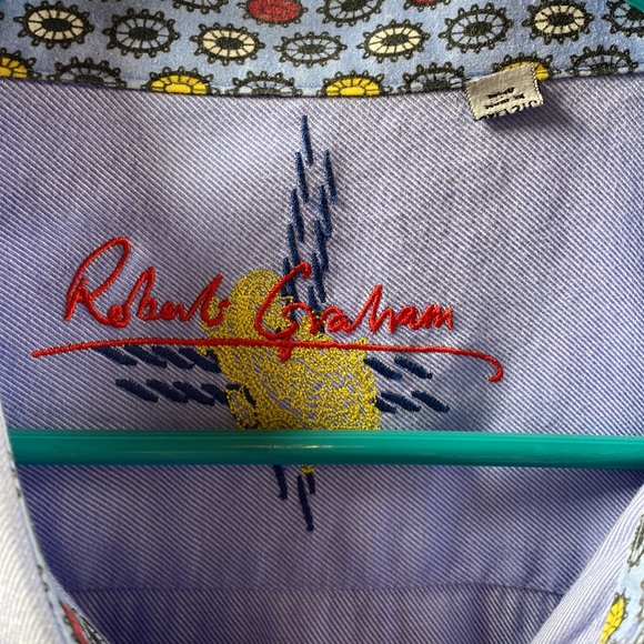 Robert Graham long sleeve light blue button down - Picture 7 of 9